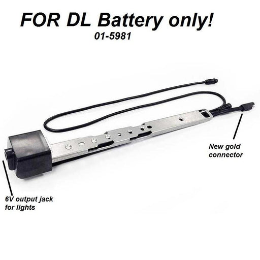 Battery dock for DL battery only, With DC ouput jack.
