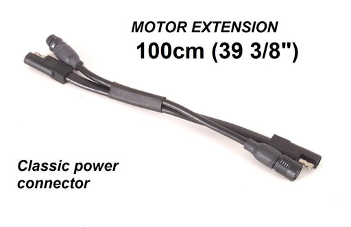 Motor extension, power and communication cables, 1000mm (39 3/8"). Classic power connector