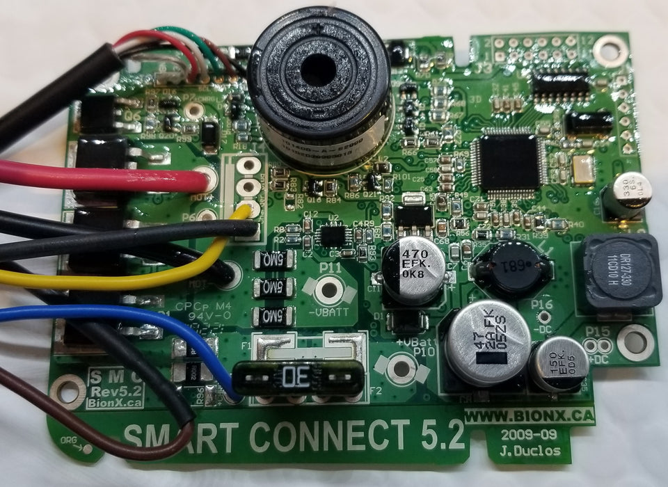 BionX BMS PCB Assembly, SMC5.2, with 6V DCDC acceccory parts mounted - NO DB7 assembly! 01-2999