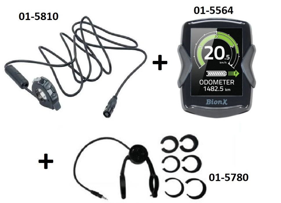 BionX - 3rd Gen controls upgrade kit: RC3, DS3, DOCKING. 01-6008 to 01-6011