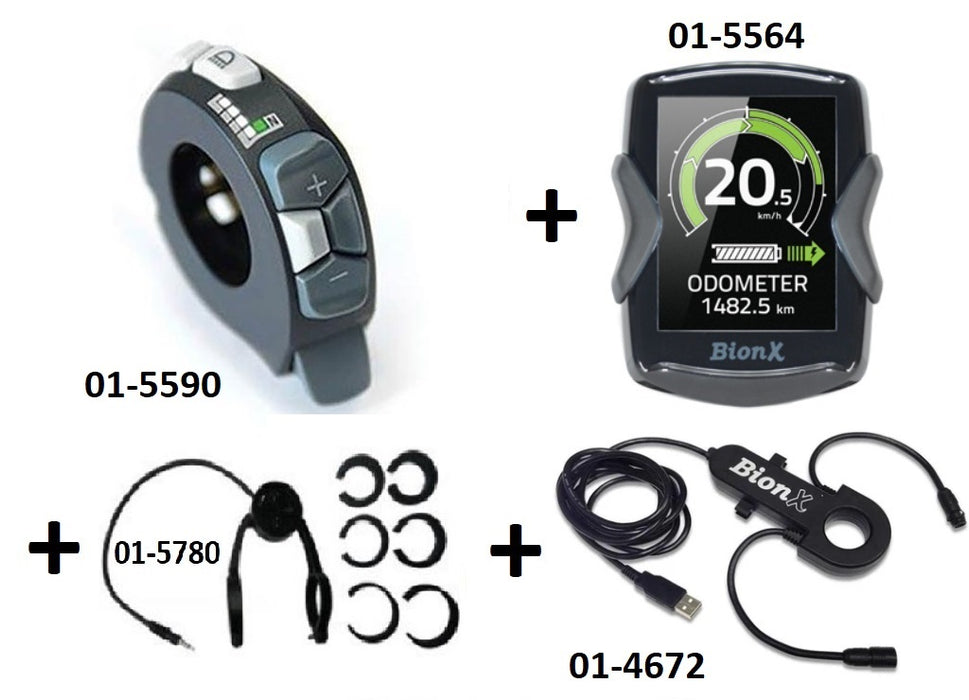 BionX - 3rd Gen controls upgrade kit: RC3, DS3, DOCKING. 01-6008 to 01-6011