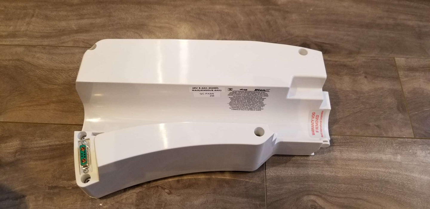 BionX Wheeler EVO Battery, DownTube, 48V, 8.4Ah, 557Wh ,White, 01-4192