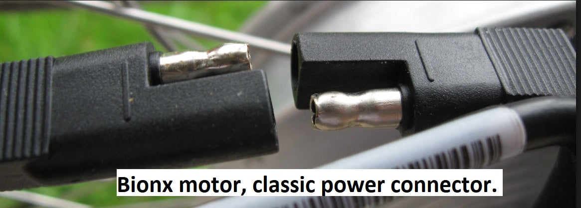 Motor extension, power and communication cables, 1000mm (39 3/8"). Classic power connector